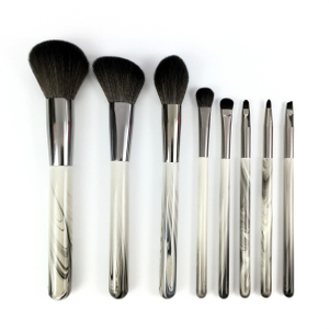 8 Stück marmorierter Make-up-Bürstensatz