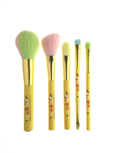 5 Stück Bunte Make-up-Bürsten-Set (Gesicht und Auge)